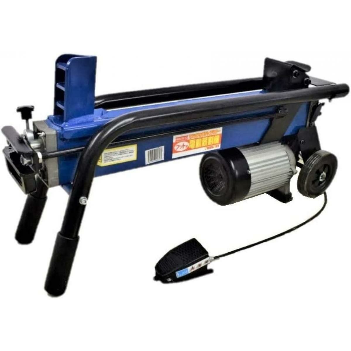 足踏み式 薪割り機 フット式 薪割り機 電動 パイプ式 6t FWS 6TP-52 シンセイ 薪割機