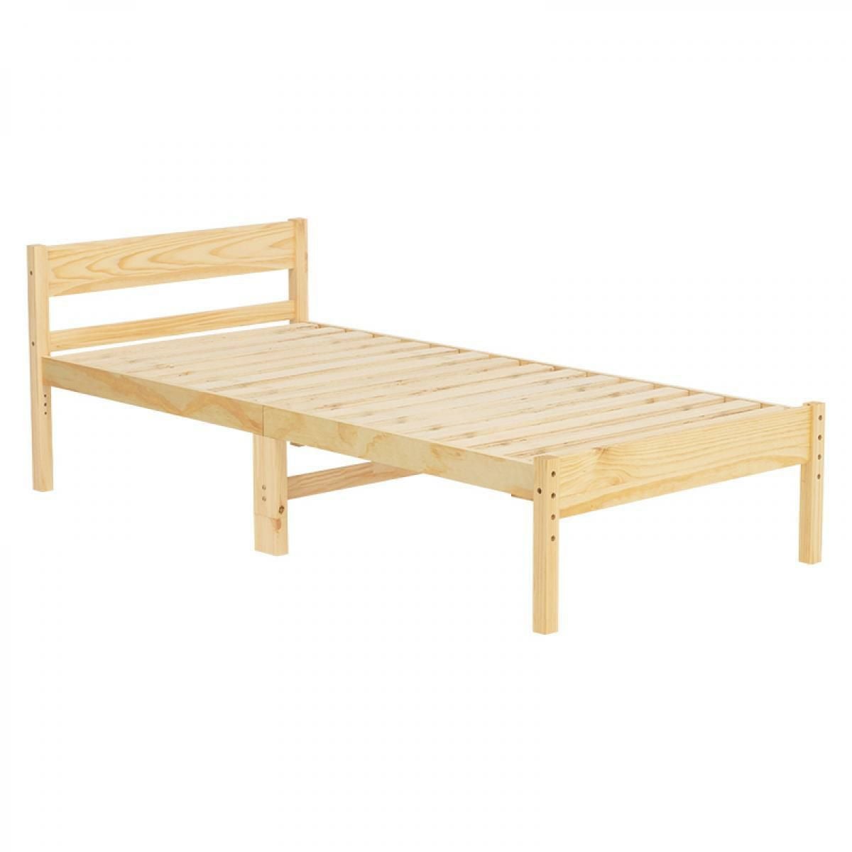 アイリスオーヤマ 天然木 すのこベッド 折りたたみ収納可 シングル