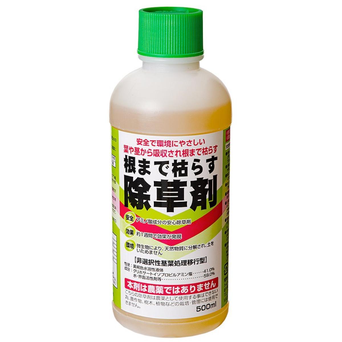 トムソンコーポレーション 早く効いて根まで枯らす除草剤　11本 在庫有・即納】トムソン 根まで枯らす 除草剤 500ml アミノ酸系除草剤