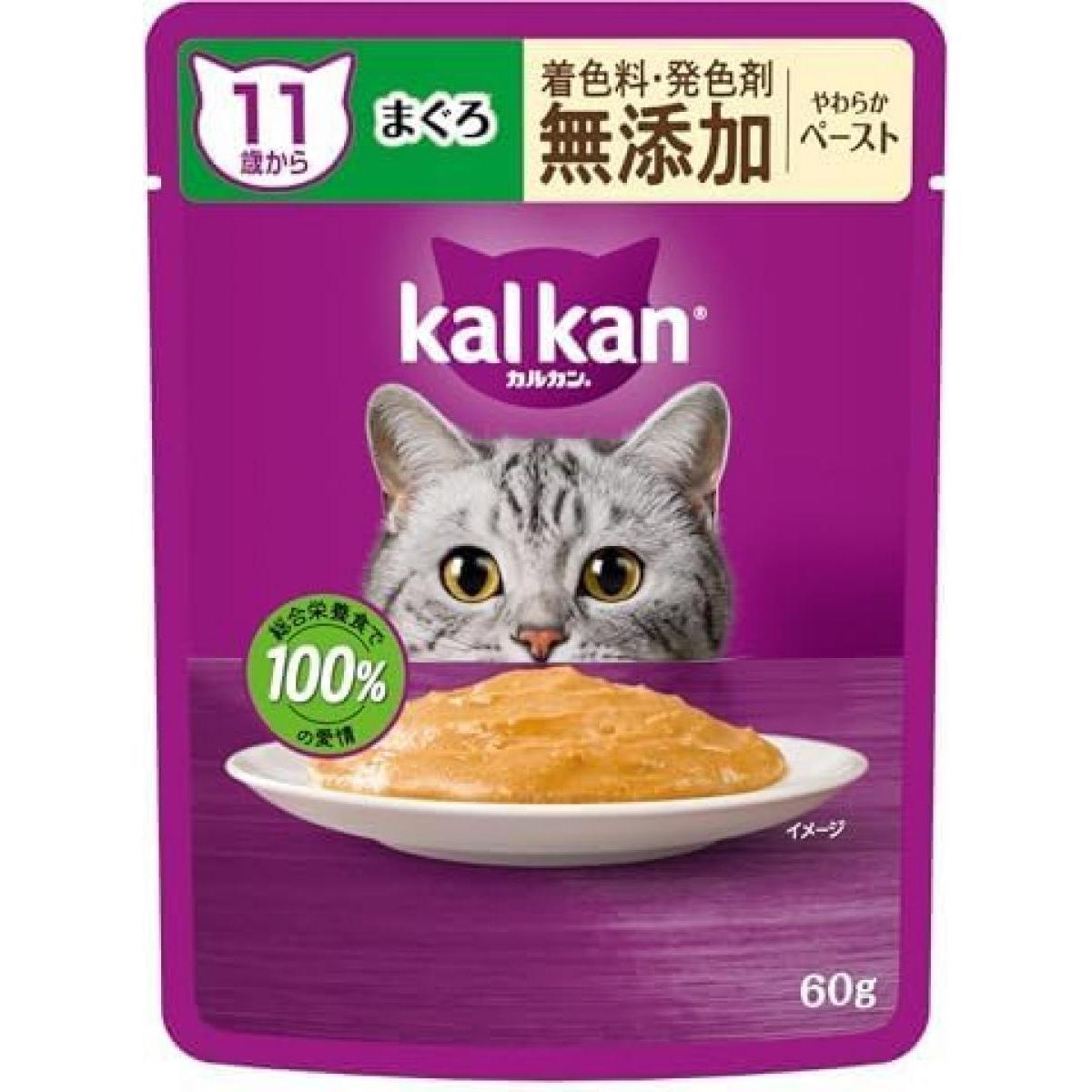 カルカン パウチ 11歳から かつお節入りまぐろとささみ 60g×12