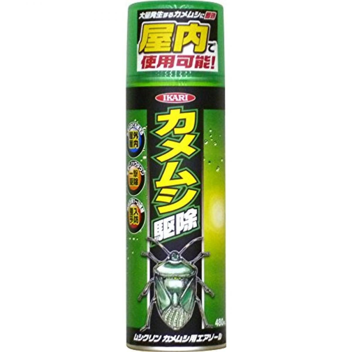在庫有】イカリ消毒 ムシクリン カメムシ用エアゾール 480ml 1本