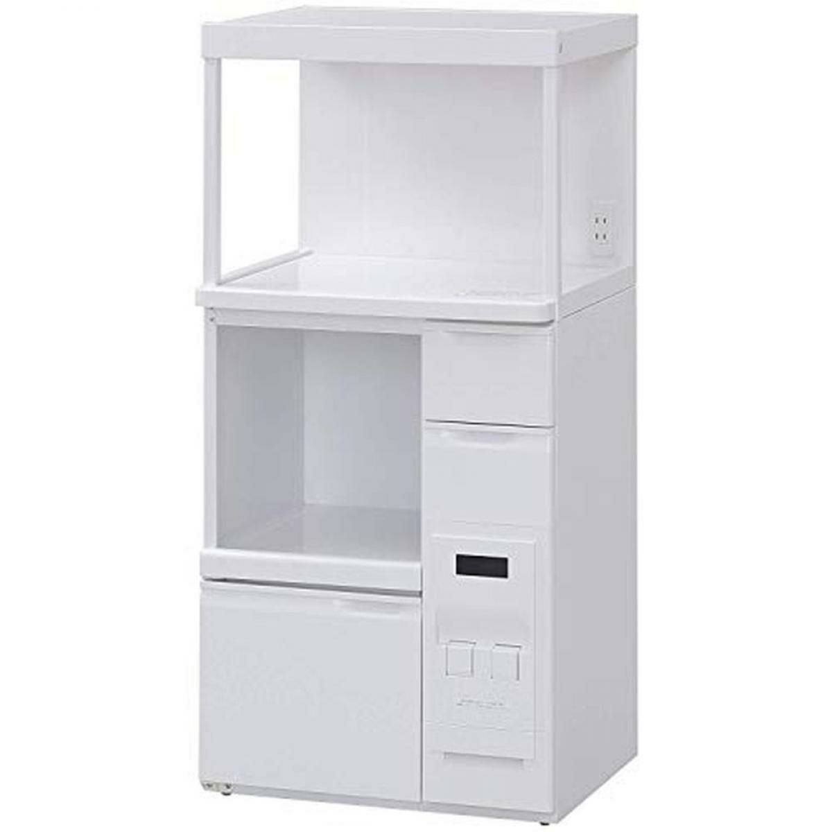 エムケー精工(MK精工) レンジ台 計量米びつ(米容量12kg)付 ファイン