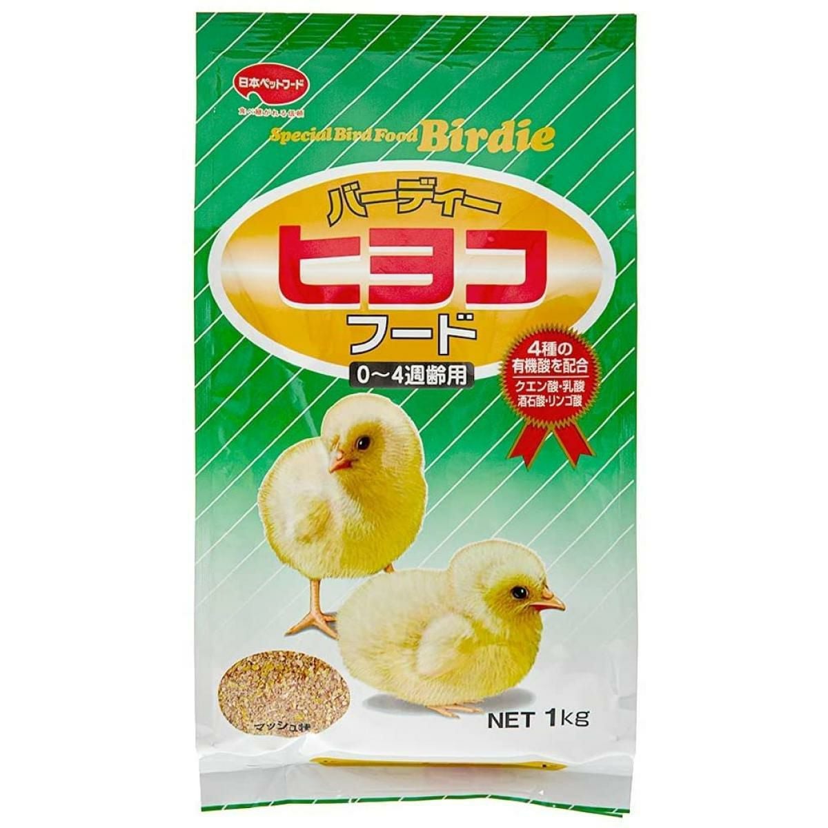 日本ペットフード バーディー ヒヨコフード 1kg 0～4週齢用 マッシュ