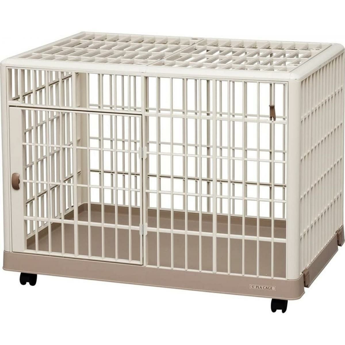アイリスオーヤマ プラケージ 810 ベージュ / 犬 ケージ 室内 1段 小型